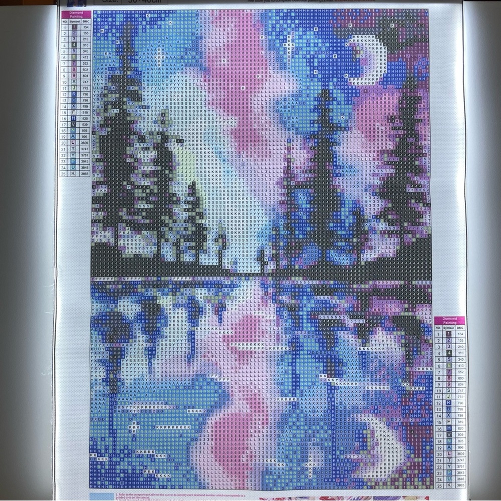 5D Diamond Painting Art Craft Kit Crescent Moon Paint By Numbers DIY Set 30x40